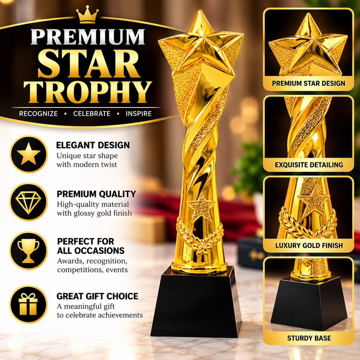 Star Gold Trophy