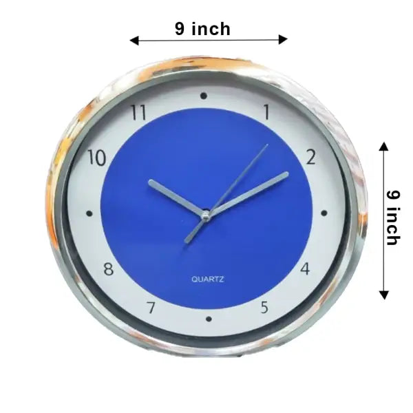 Blue Wall Clock