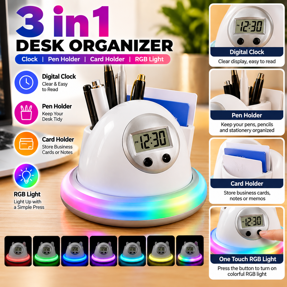 JS-2496- Digital Table Clock