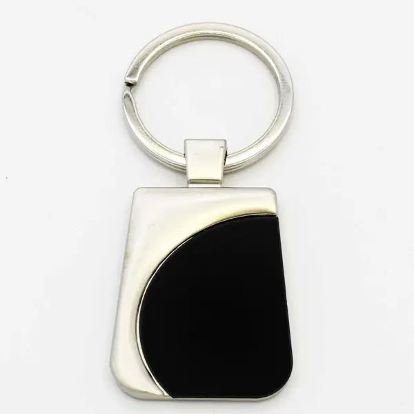 Casual Black Metal Keyring