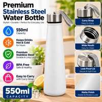 White SS Sports Bottle UN-347