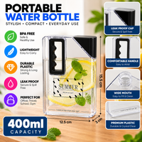 A11-400- Transparent Book Bottle