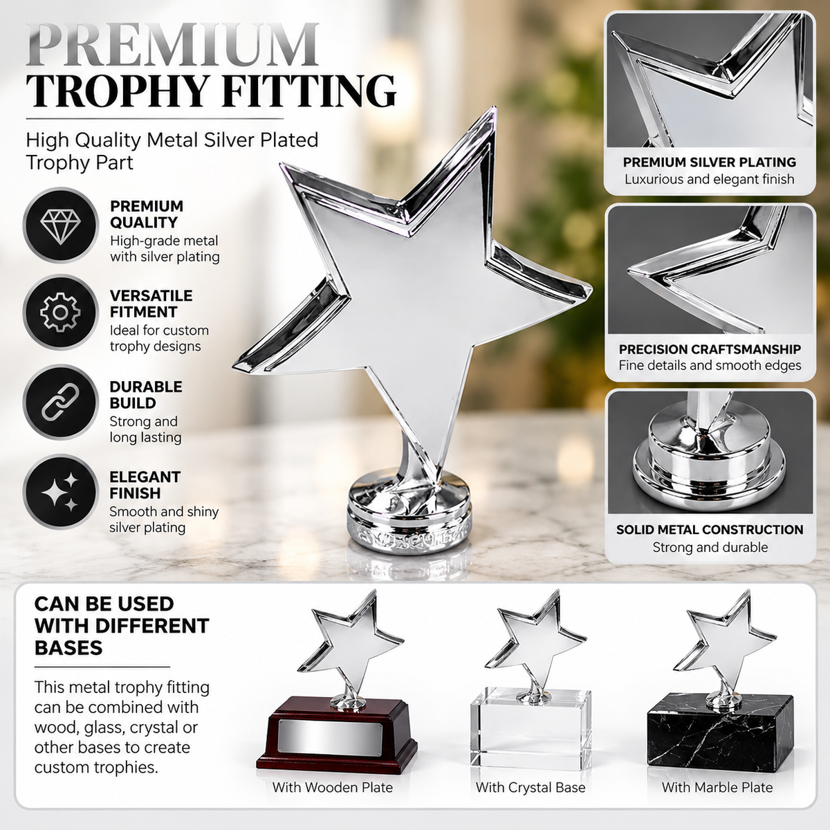 Silver Star Trophy JZ-2