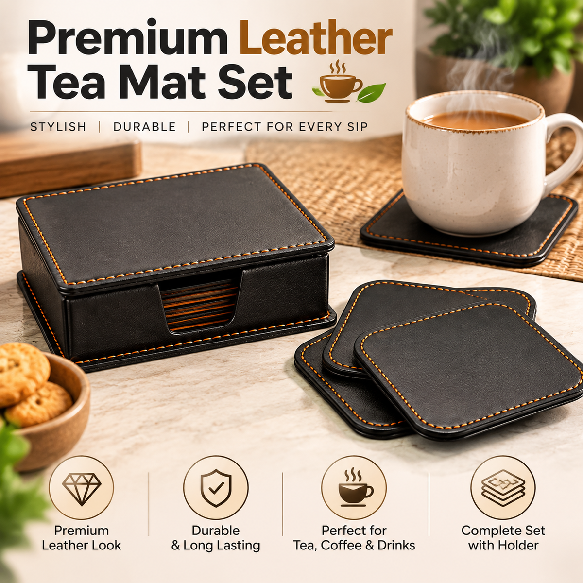 Leather Tea Mat