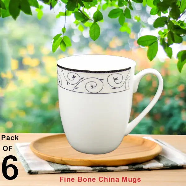 Fine Bone China Mugs - simple