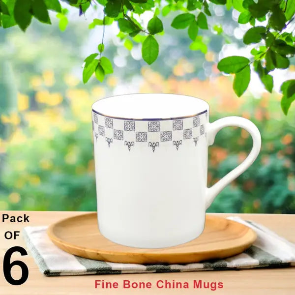 Fine Bone China Mugs - simple