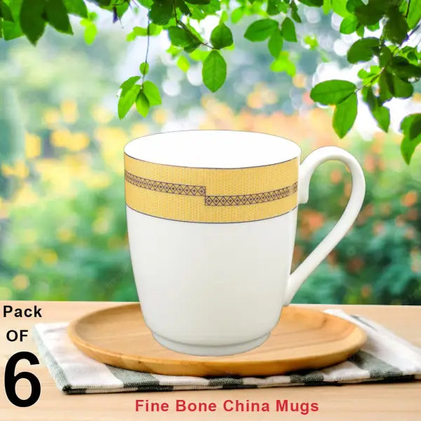 Fine Bone China Mugs - simple