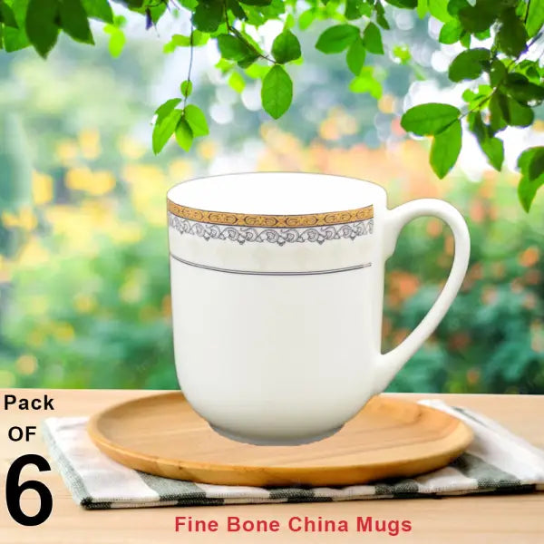 Fine Bone China Mugs - simple