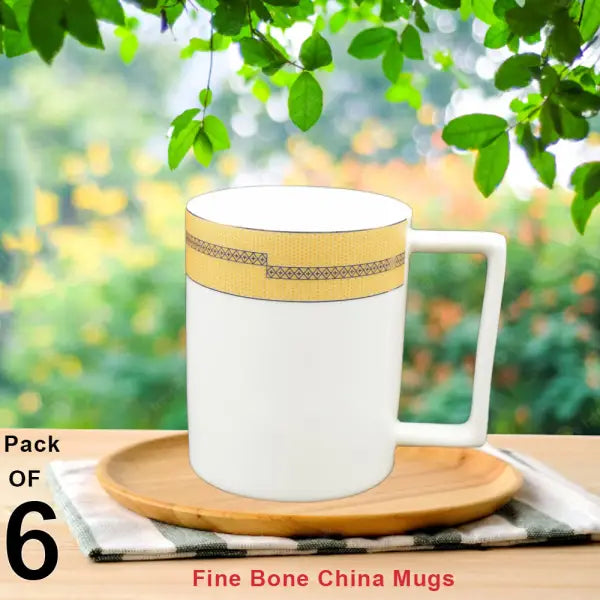 Fine Bone China Mugs - simple