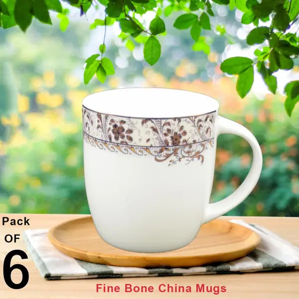 Fine Bone China Mugs - simple