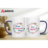 Frosted Glass Mug - Women’s Day Special - Best Mom /