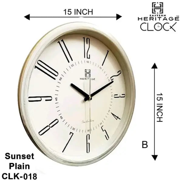 White Antique Clock