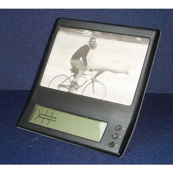 Digital Table Clock + Photo Frame - Time and Memories Combined