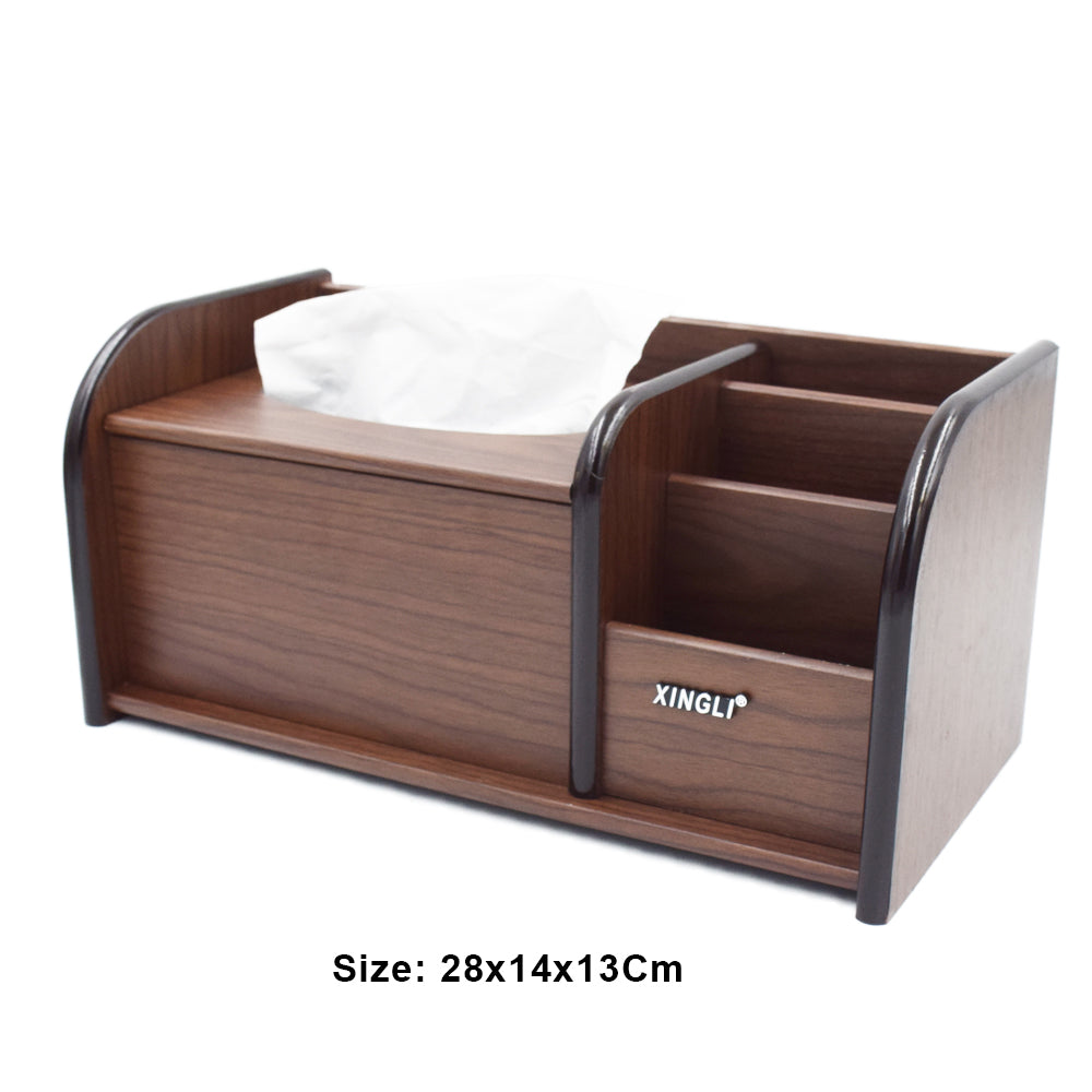 Wooden Desk Organizer with pen holder